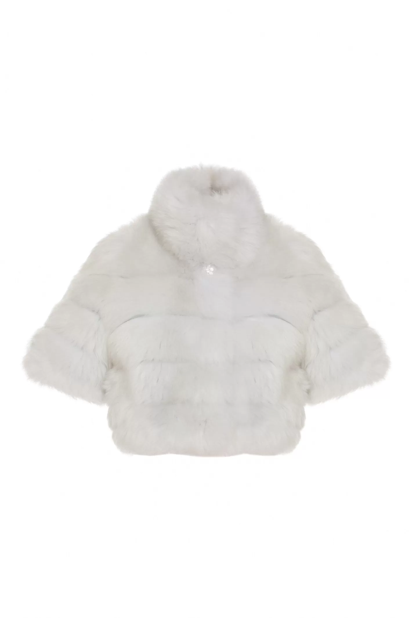 Boléro réversible en agneau shearling GORSKI - Style Montréalais élégant avec manches courtes - Veste légère pour femme