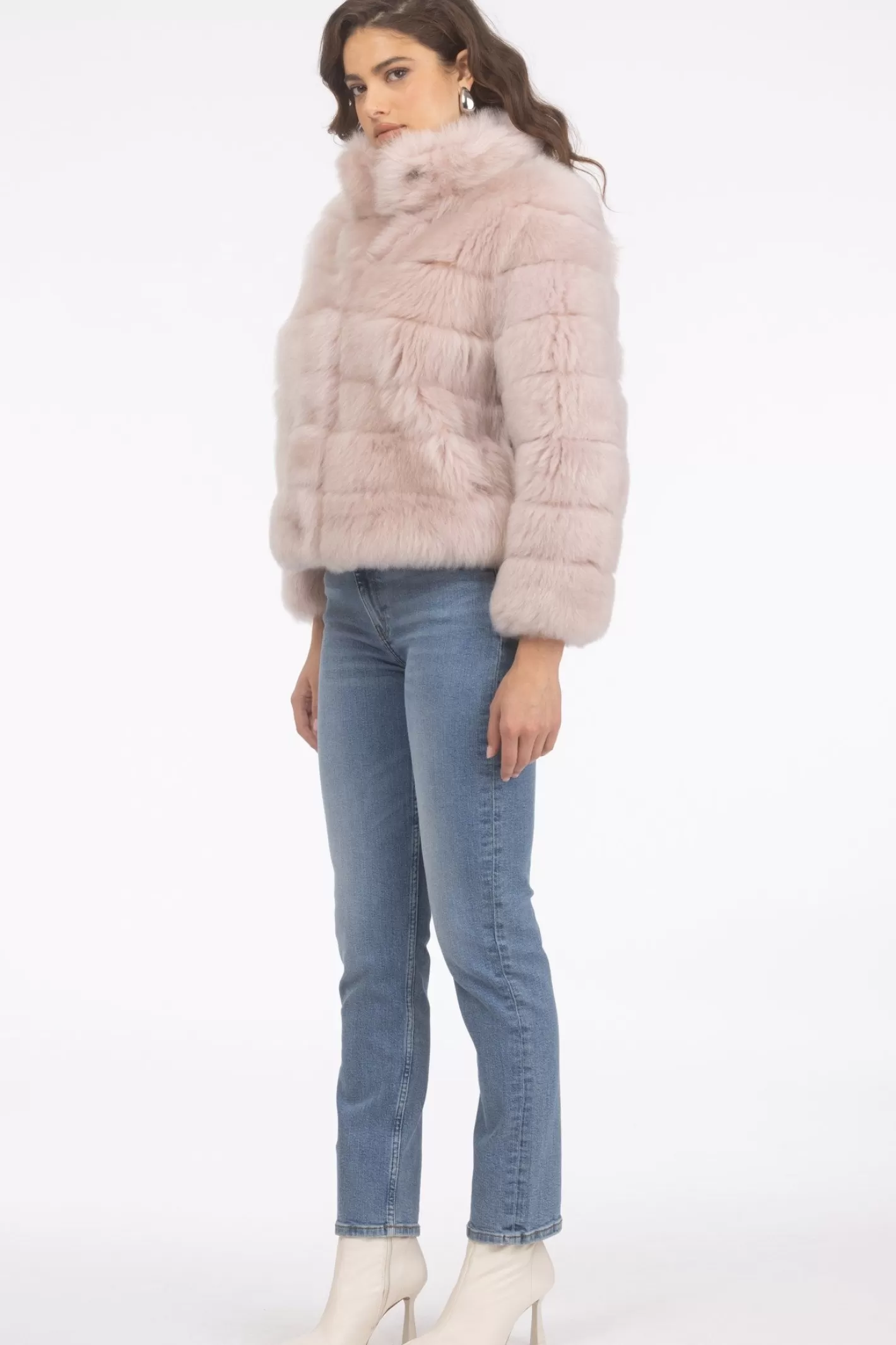 Veste réversible GORSKI Montréal en laine mérinos et agneau shearling - Manches courtes stylisées pour look urbain