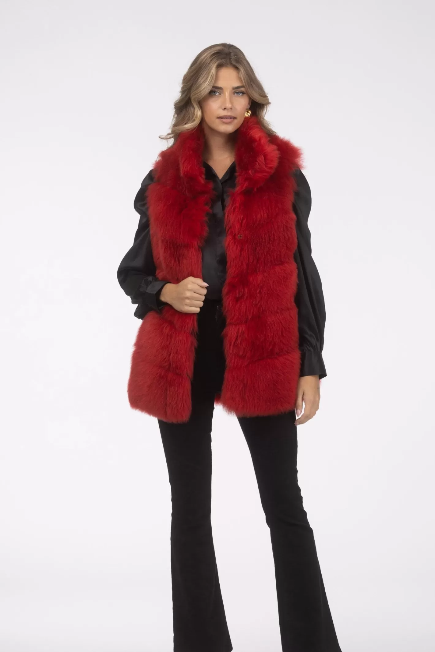 Veste réversible GORSKI Montréal - Doublure en laine mérinos et agneau shearling pour femme (Style décontracté élégant)