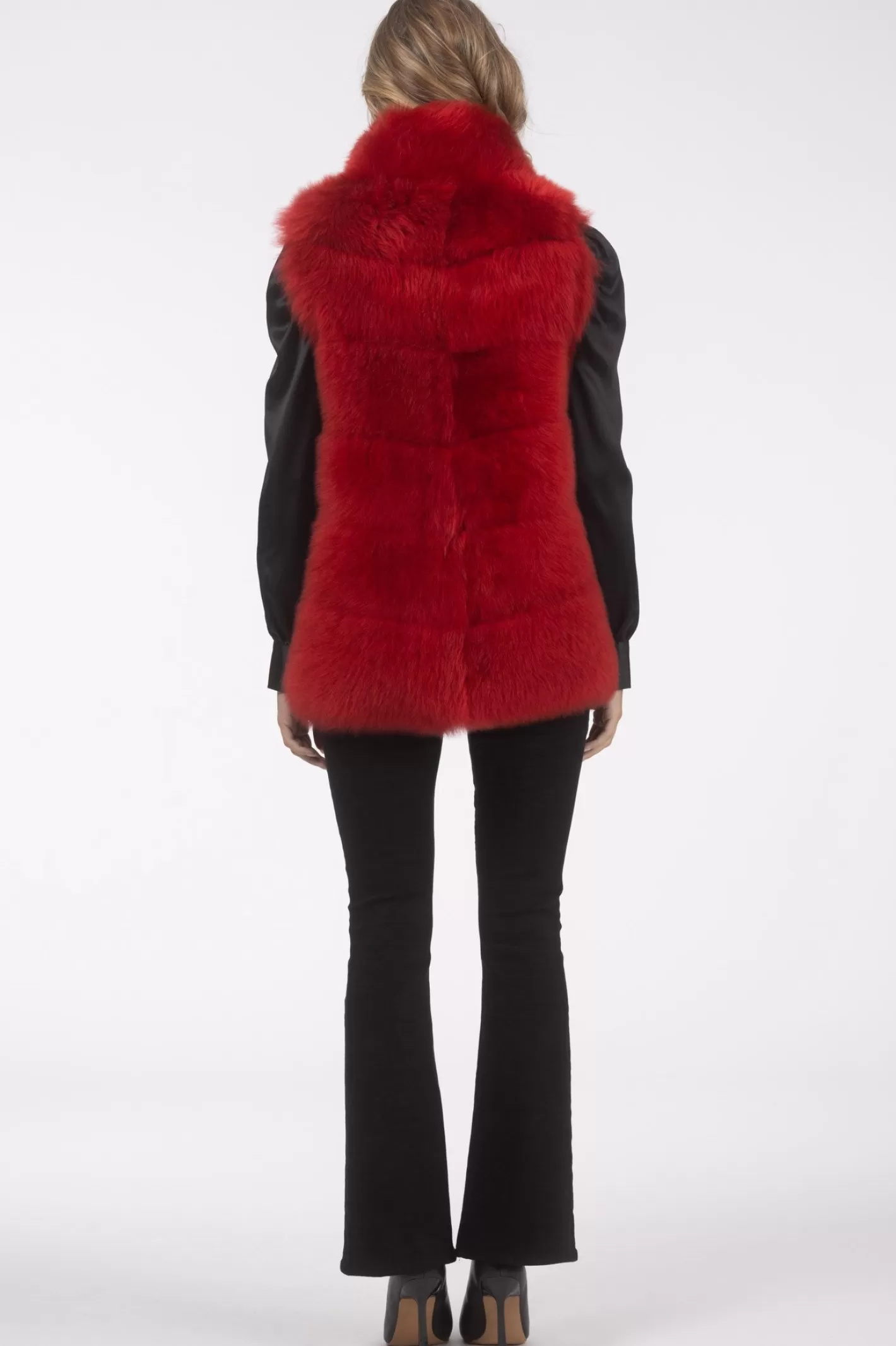 Veste réversible GORSKI Montréal - Doublure en laine mérinos et agneau shearling pour femme (Style décontracté élégant)