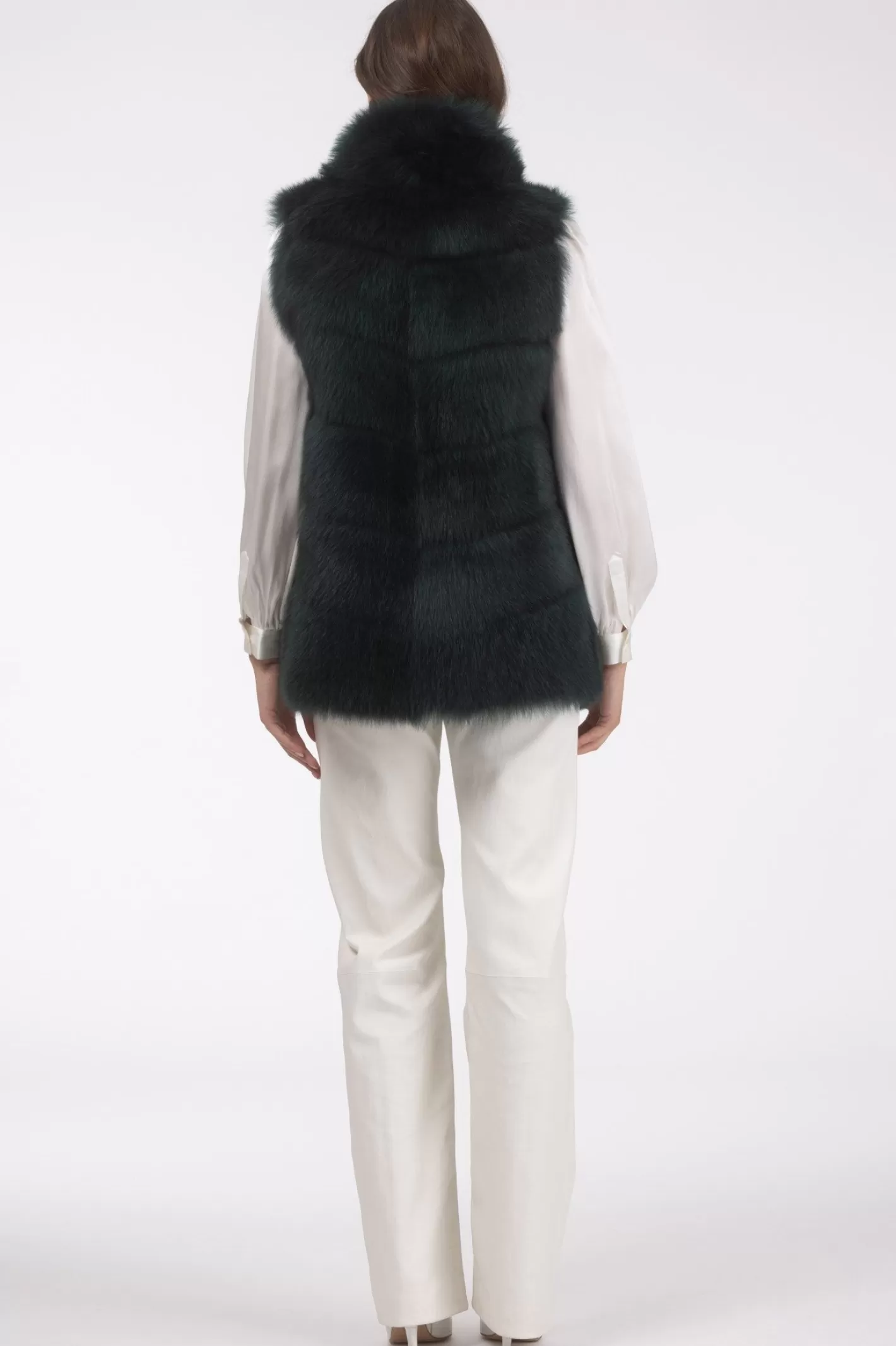 Veste réversible GORSKI Montréal - Doublure en laine mérinos et agneau shearling pour femme (Style décontracté élégant)