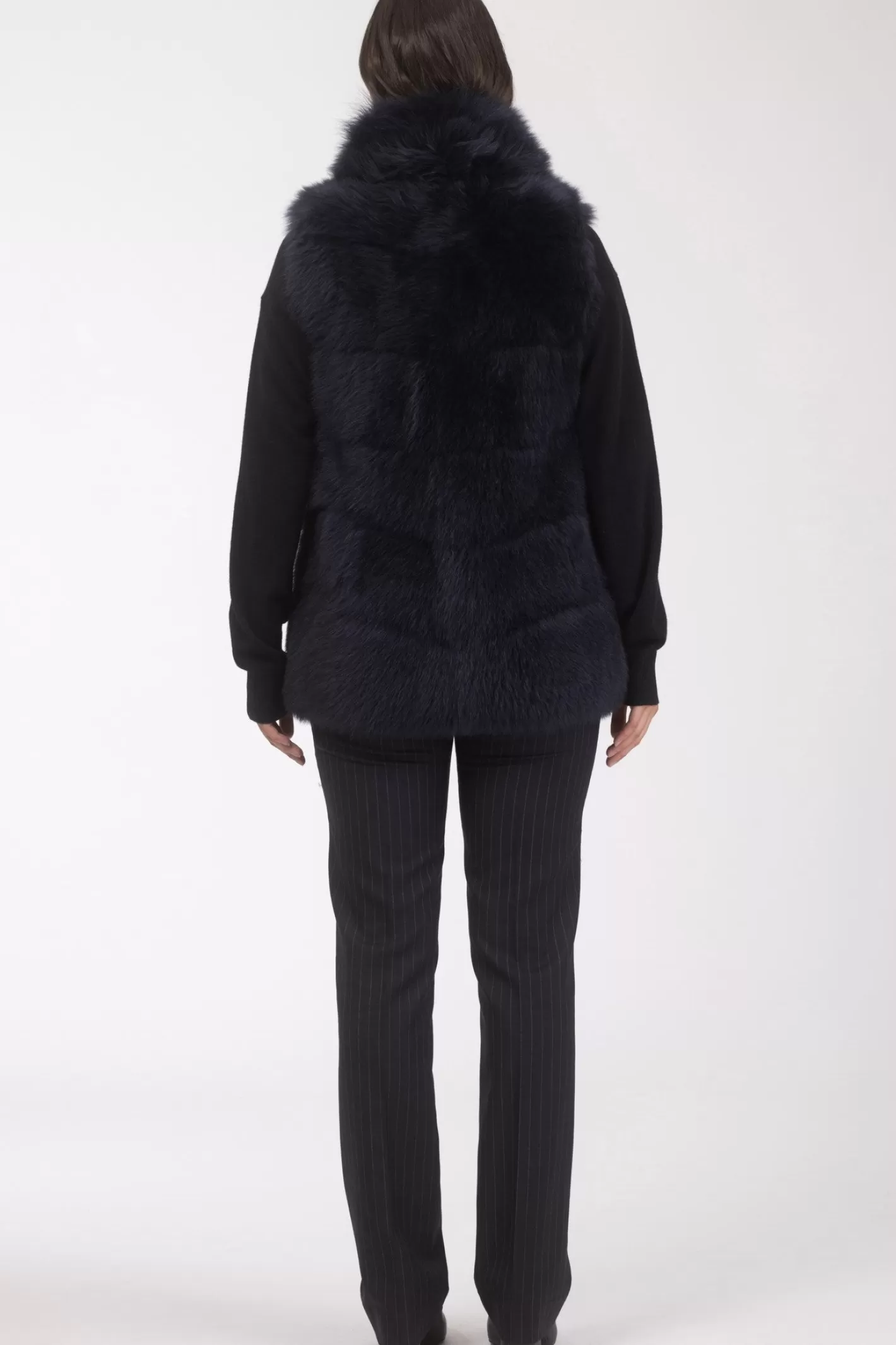 Veste réversible GORSKI Montréal - Doublure en laine mérinos et agneau shearling pour femme (Style décontracté élégant)