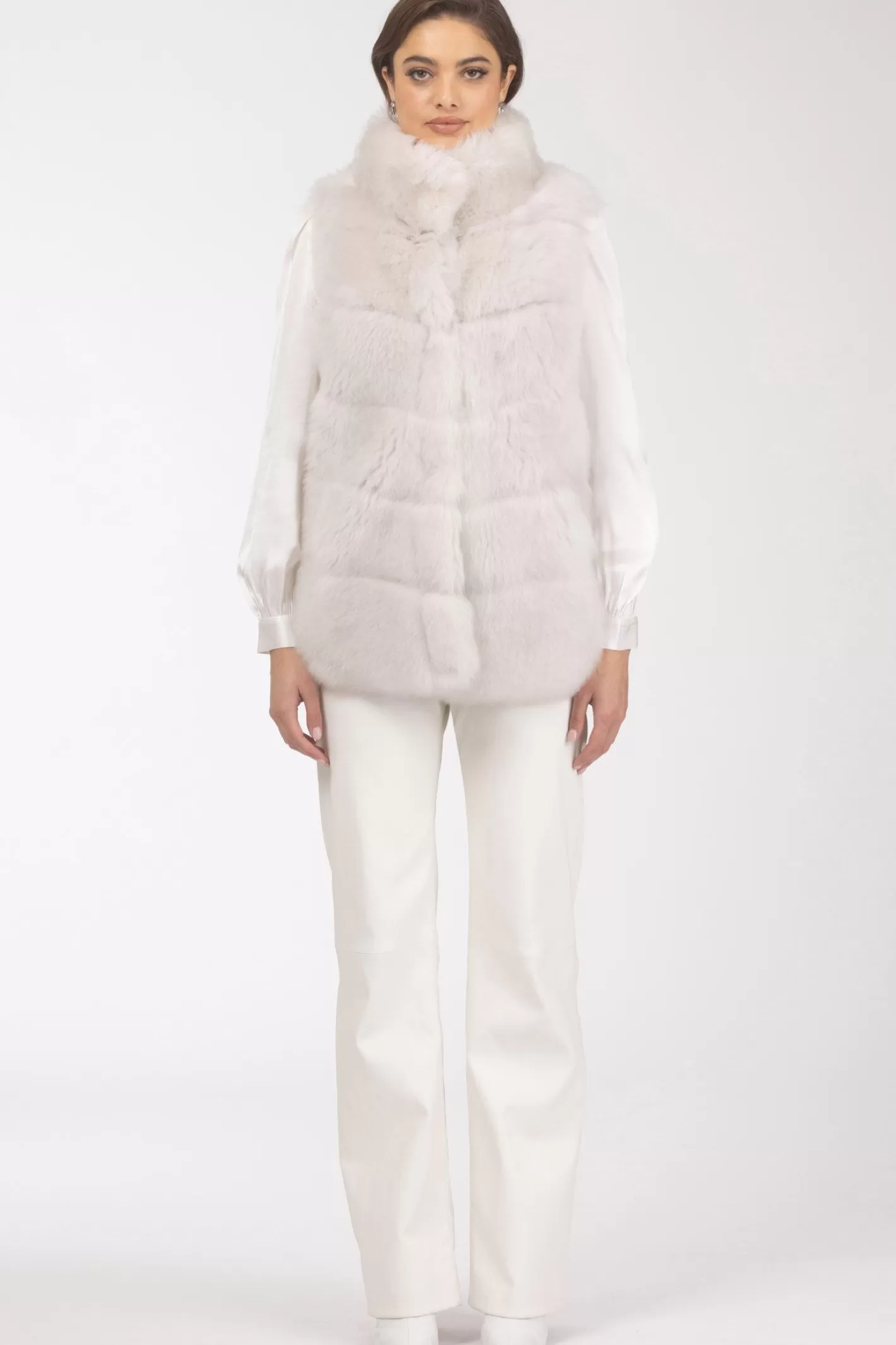 Veste réversible GORSKI Montréal - Doublure en laine mérinos et agneau shearling pour femme (Style décontracté élégant)
