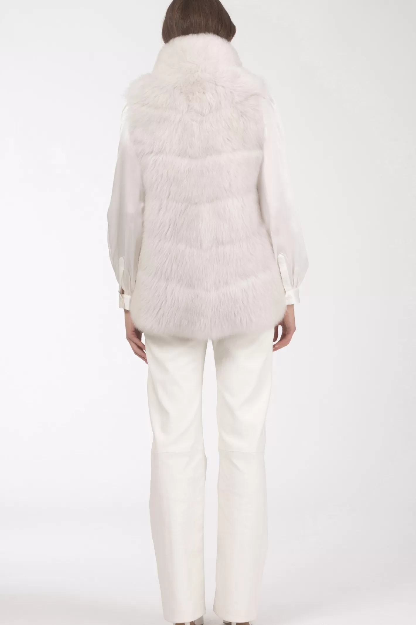 Veste réversible GORSKI Montréal - Doublure en laine mérinos et agneau shearling pour femme (Style décontracté élégant)