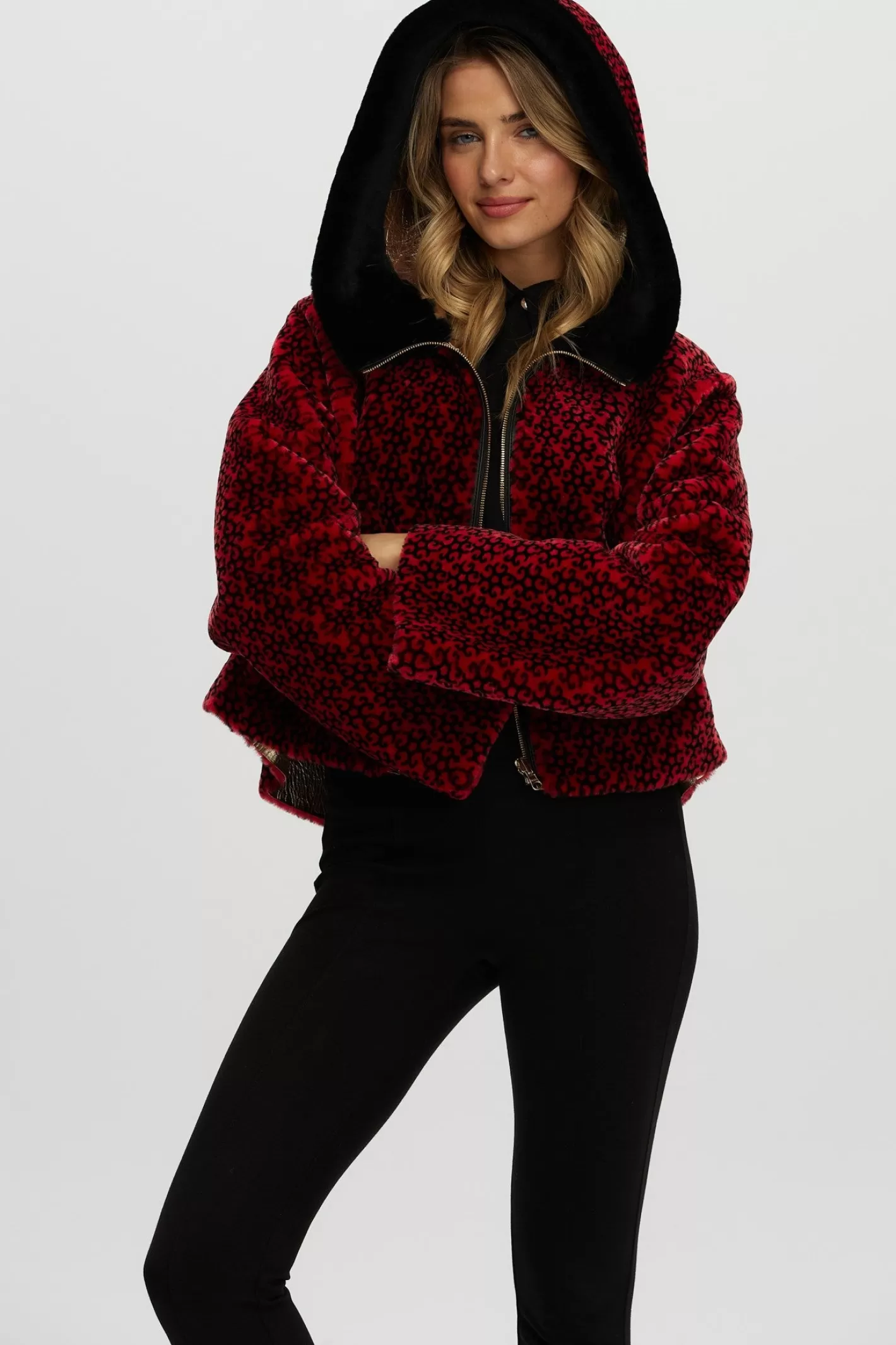 Manteau d'hiver réversible femme en laine mérinos et agneau - Style urbain Montréal par GORSKI