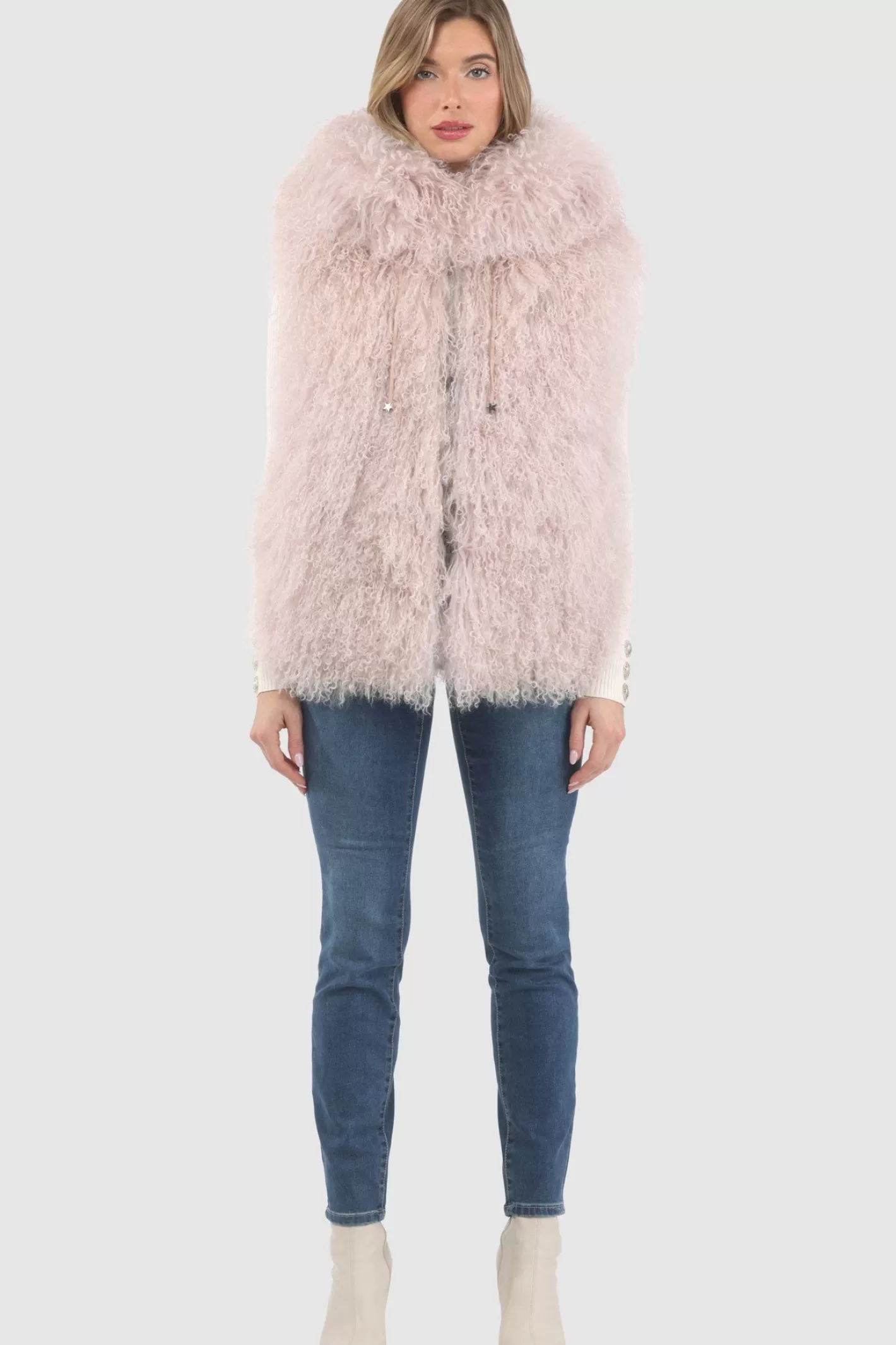 Veste réversible femme GORSKI Montréal - Édition exclusive en agneau shearling mongol avec doublure en laine et cachemire Loro Piana - Confort hiver et élégance intemporelle 

(Note : J'ai restructuré la phrase pour une lecture plus fluide, ajouté des termes évocateurs comme 
