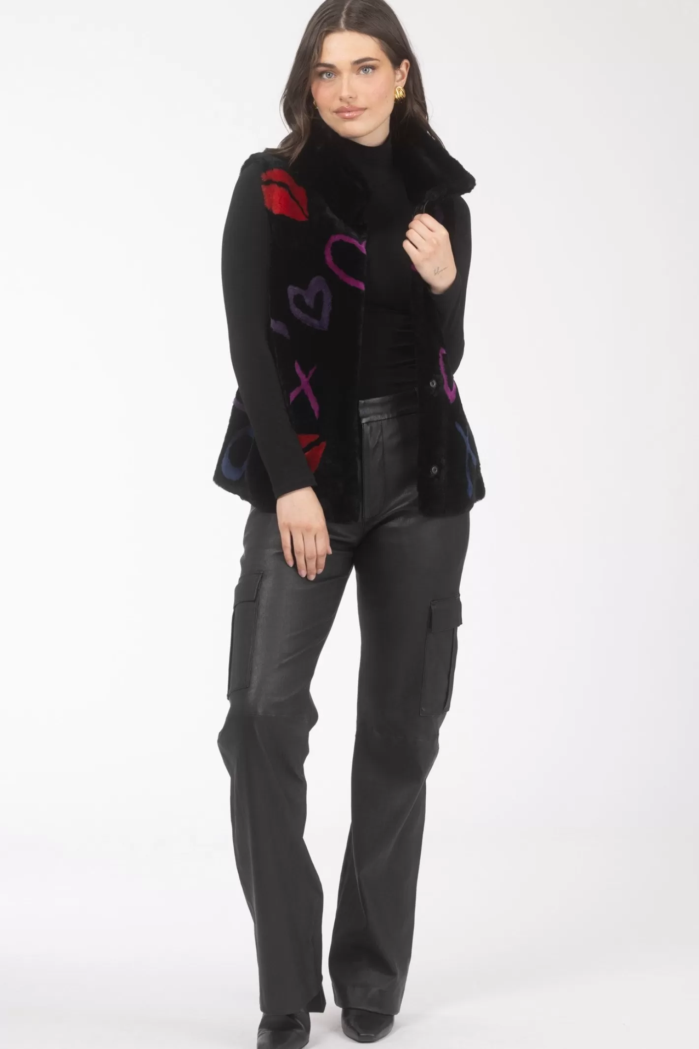 Veste réversible en agneau shearling GORSKI Montréal – Modèle exclusif femme double-face