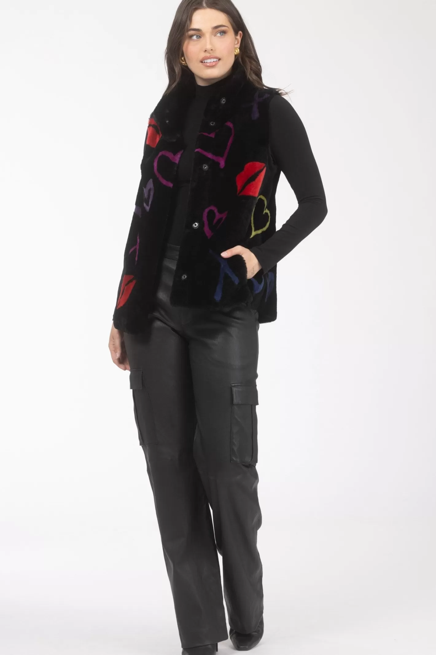 Veste réversible en agneau shearling GORSKI Montréal – Modèle exclusif femme double-face