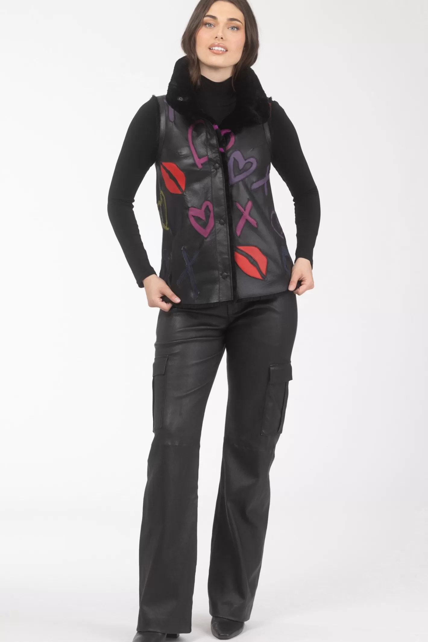Veste réversible en agneau shearling GORSKI Montréal – Modèle exclusif femme double-face