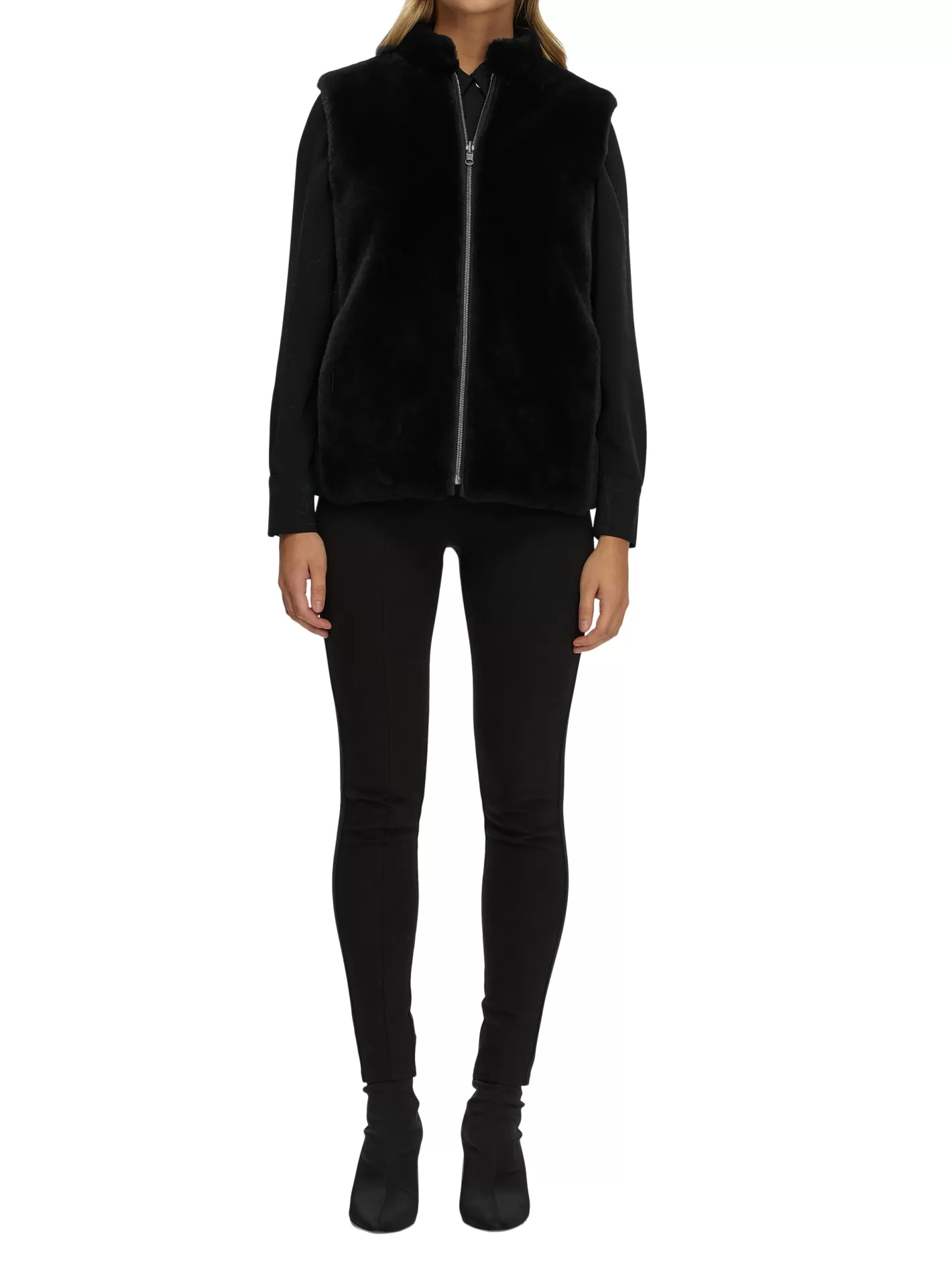 GORSKI Élégance Urbaine : Veste Réversible Femme en Agneau Shearling et Cachemire Loro Piana – Doudoune Matelassée Collection Montréal