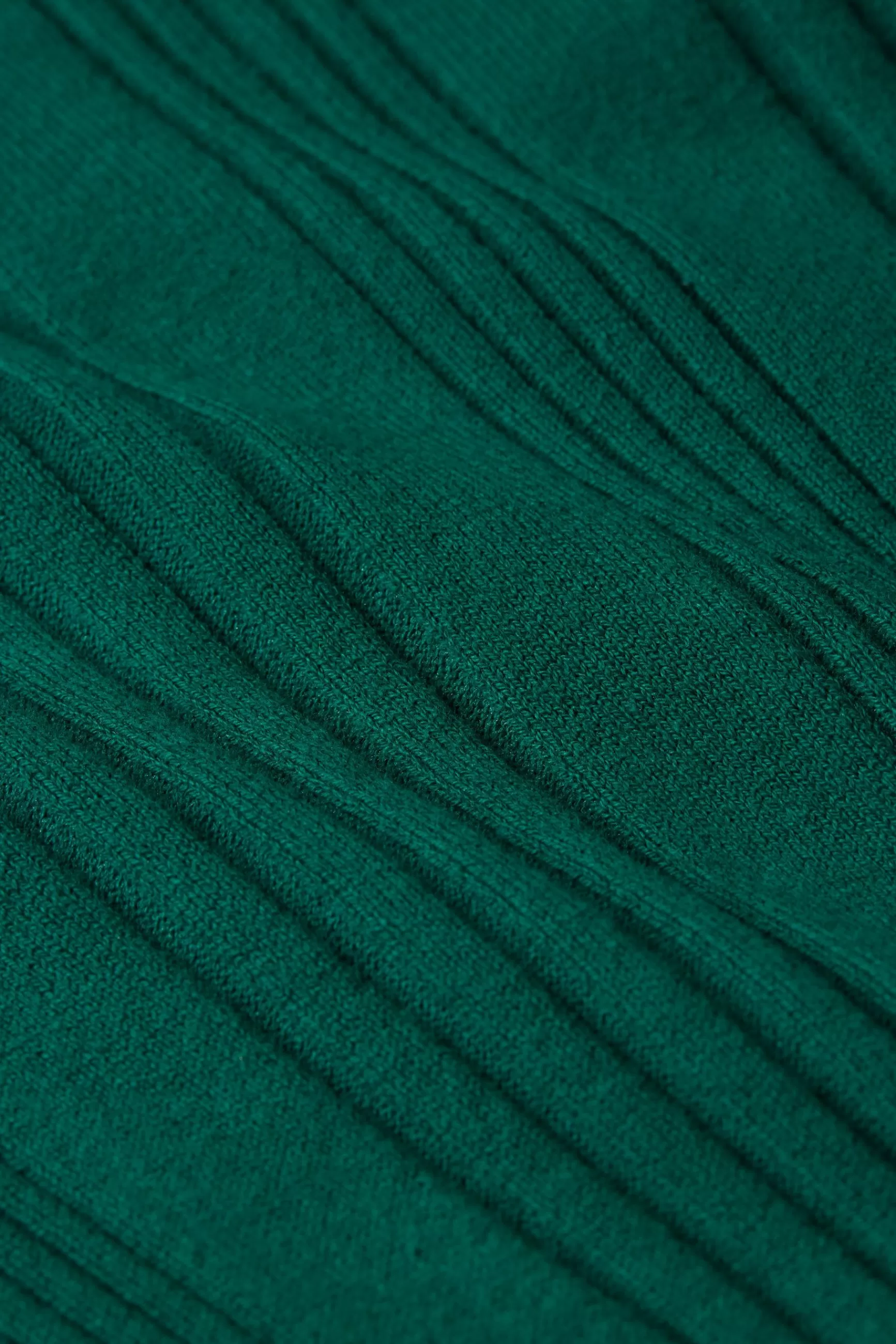 Femme King Louie Élégant - Pull Col Montant en Maille Côtes - Collection Club