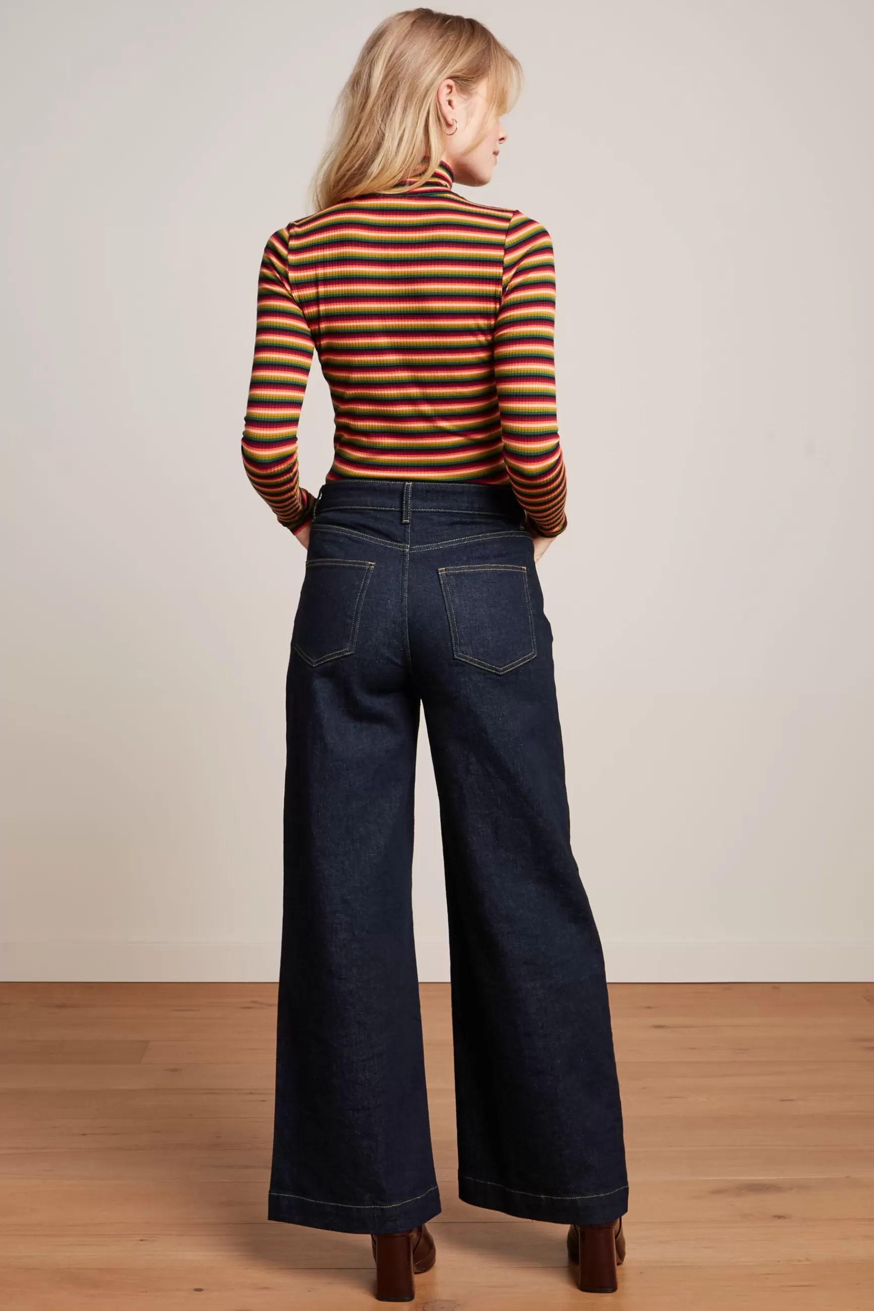 Pull col roulé King Louie - Rayures Mimmi pour femme