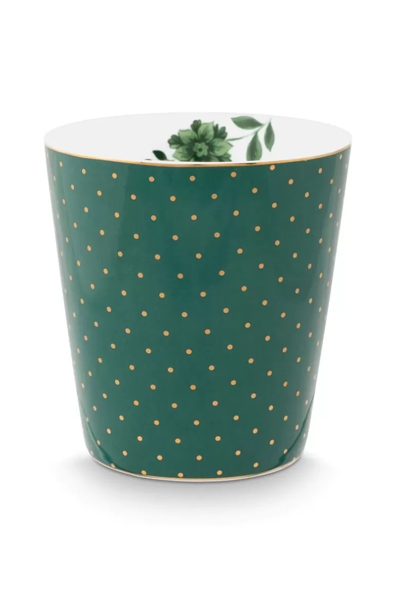 Pip Studio - Ensemble Rayures Royales & Motifs Mok avec Accents Verts Délicats - Prix Doux