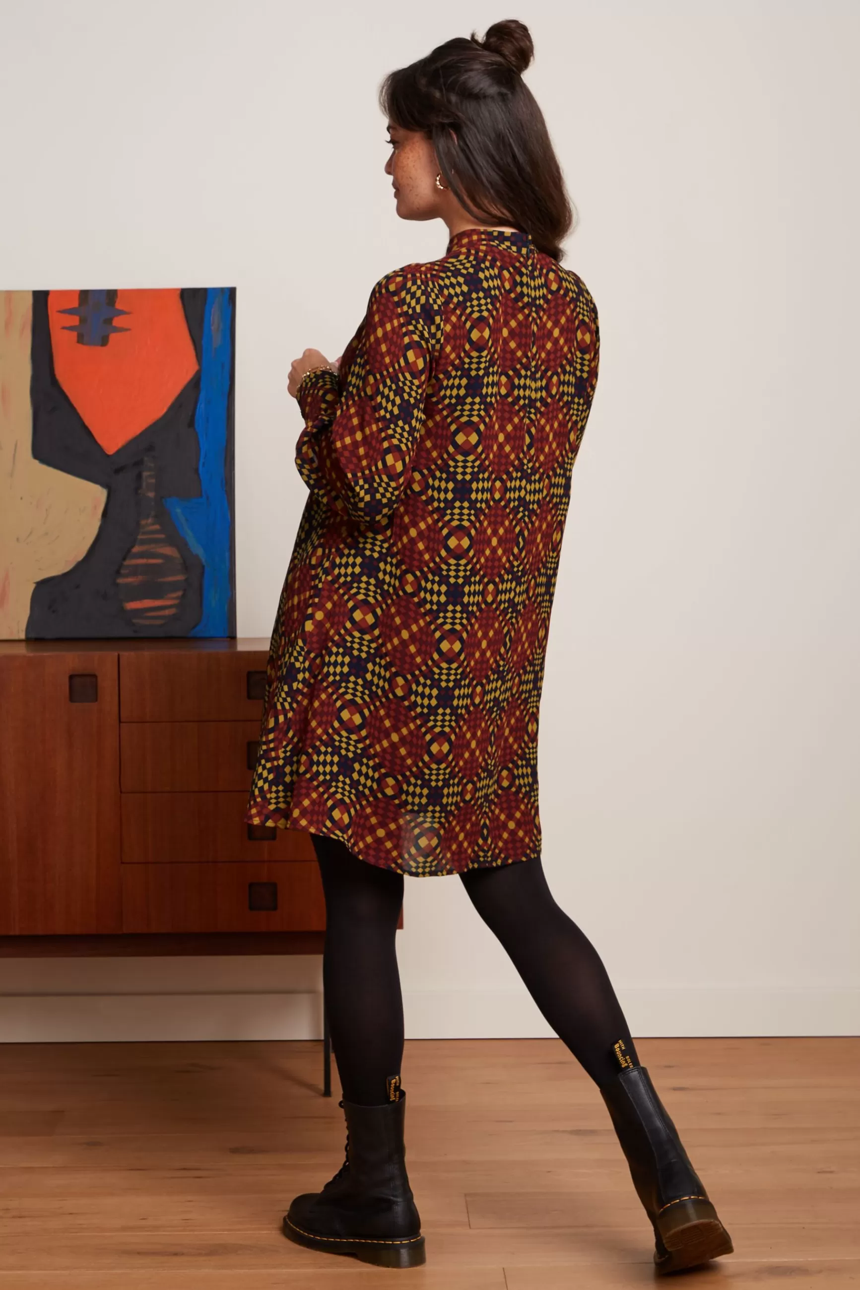 Robe Élégante DAMES « Roi Louis » - Style Dune Éclat Citronné Printemps-Été 2024