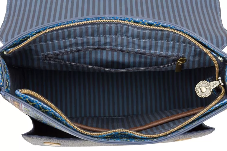 Sac bandoulière imprimé trèfle bleu - Collection bohème Pip Studio 

(Note: J'ai restructuré la titraille en mettant en avant l'élément visuel distinctif (trèfle), précisé le style (bohème), et utilisé une formulation plus engageante typique des descriptifs produits tout en conservant les mots-clés essentiels. La mention 