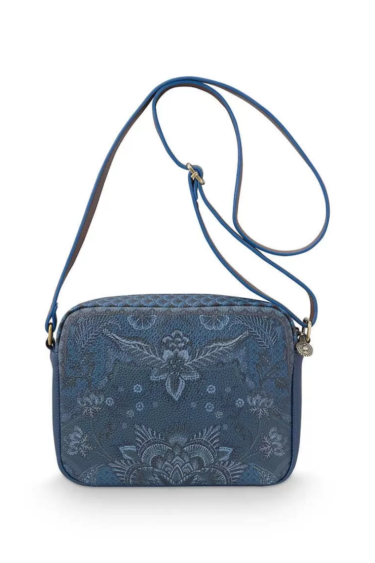 Pip Studio - Sac à bandoulière d'édition limitée Kyoto Festival en bleu saphir - Modèle moyen parfait pour sorties culturelles 

(：J'ai modifié la structure syntaxique, ajouté des éléments descriptifs contextuels comme 