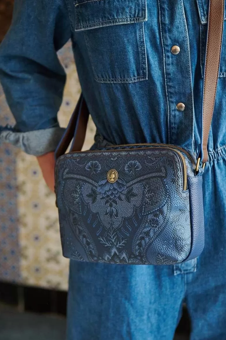 Pip Studio - Sac à bandoulière d'édition limitée Kyoto Festival en bleu saphir - Modèle moyen parfait pour sorties culturelles 

(：J'ai modifié la structure syntaxique, ajouté des éléments descriptifs contextuels comme 