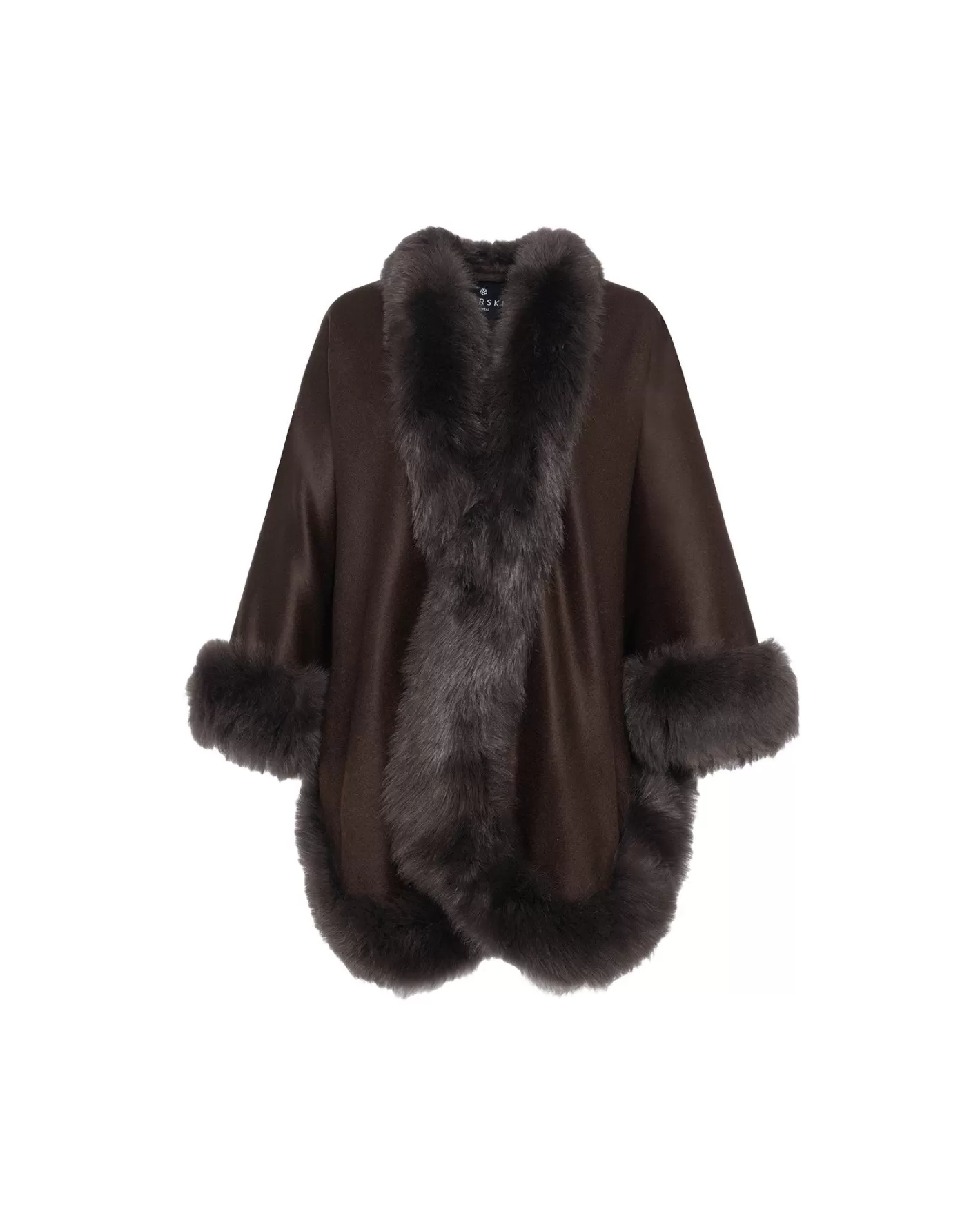 Cape féminine en cachemire GORSKI Montréal - Doublure luxueuse en agneau Toscan pour un hiver élégant