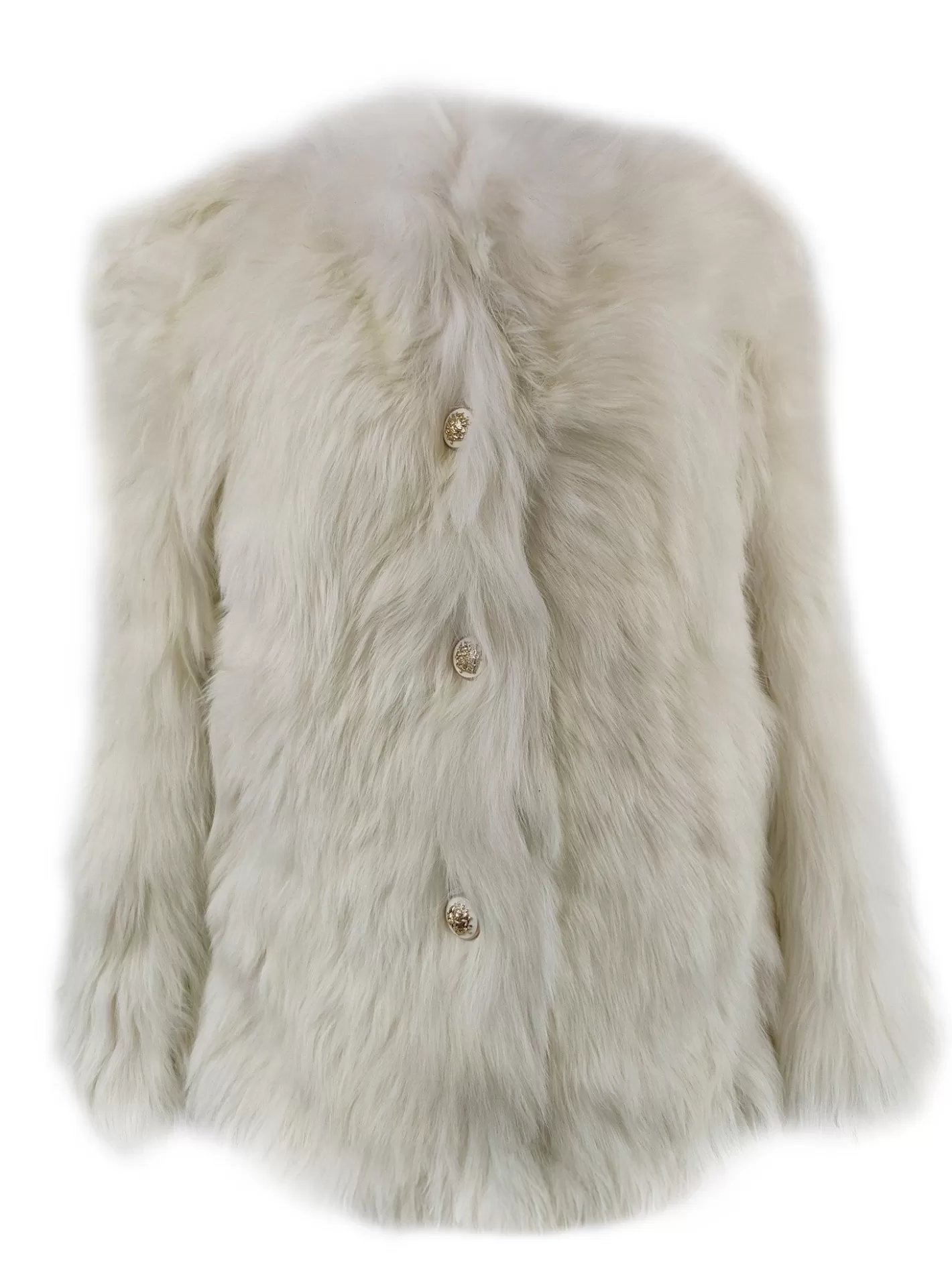 Veste Gorski femme sans col - Collection Montréal en cuir d'agneau premium coupée large pour un look décontracté