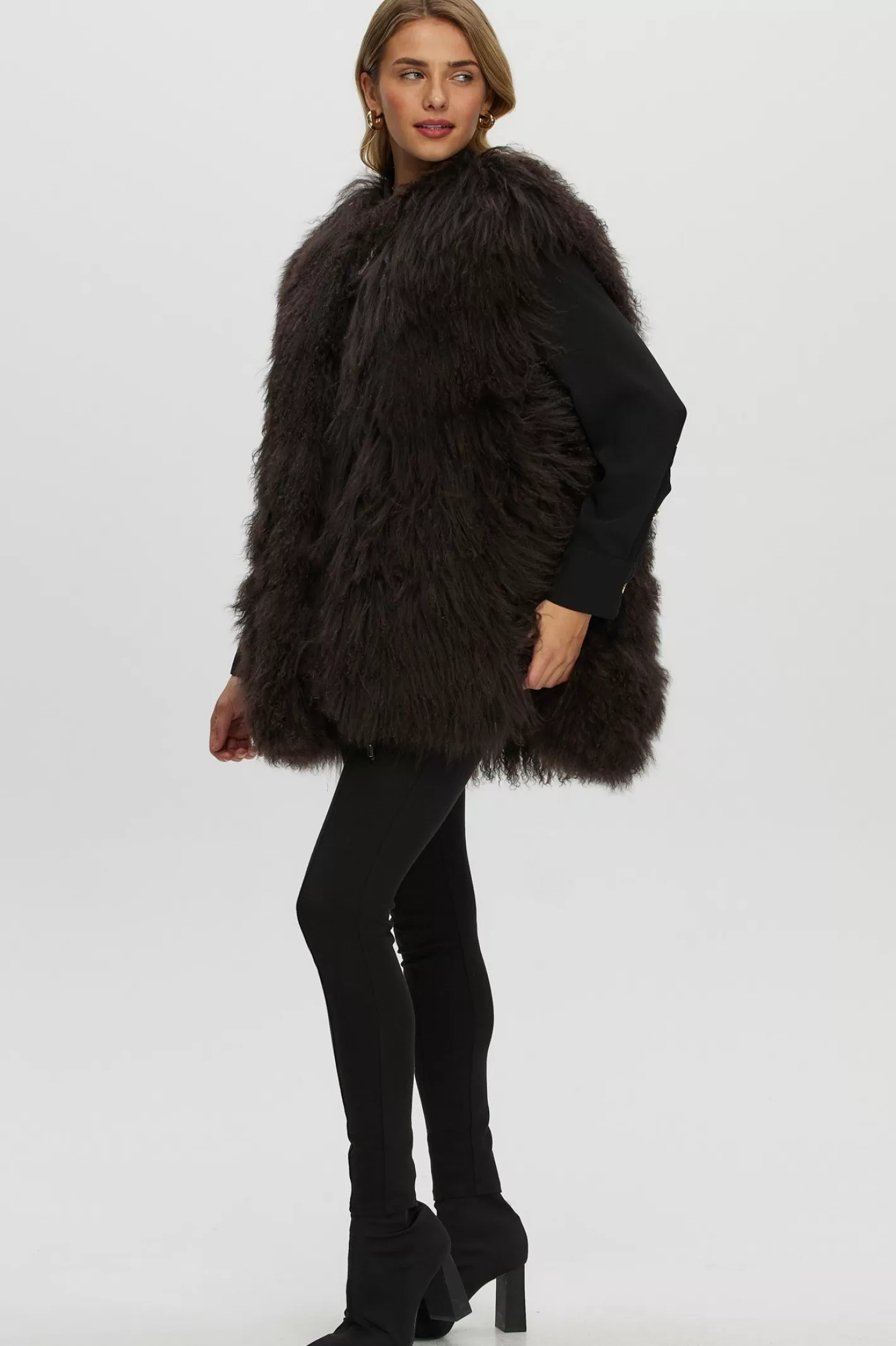 Veste Doudoune Légère GORSKI - Style Montréalais en Laine Mongole - Fermeture Éclair Élégante pour Femme
