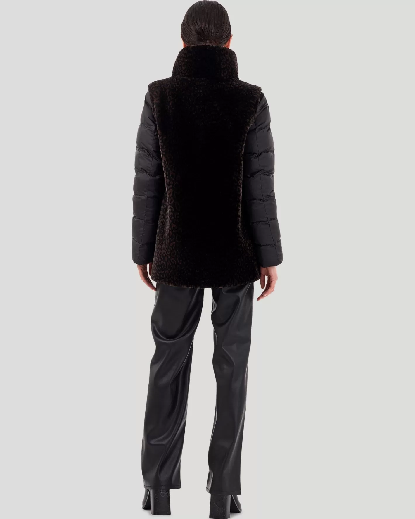 Veste GORSKI pour Femme - Montréal Exclusive en Agneau Shearling, Doublure Matelassée Amovible et Style Urbain Élégant