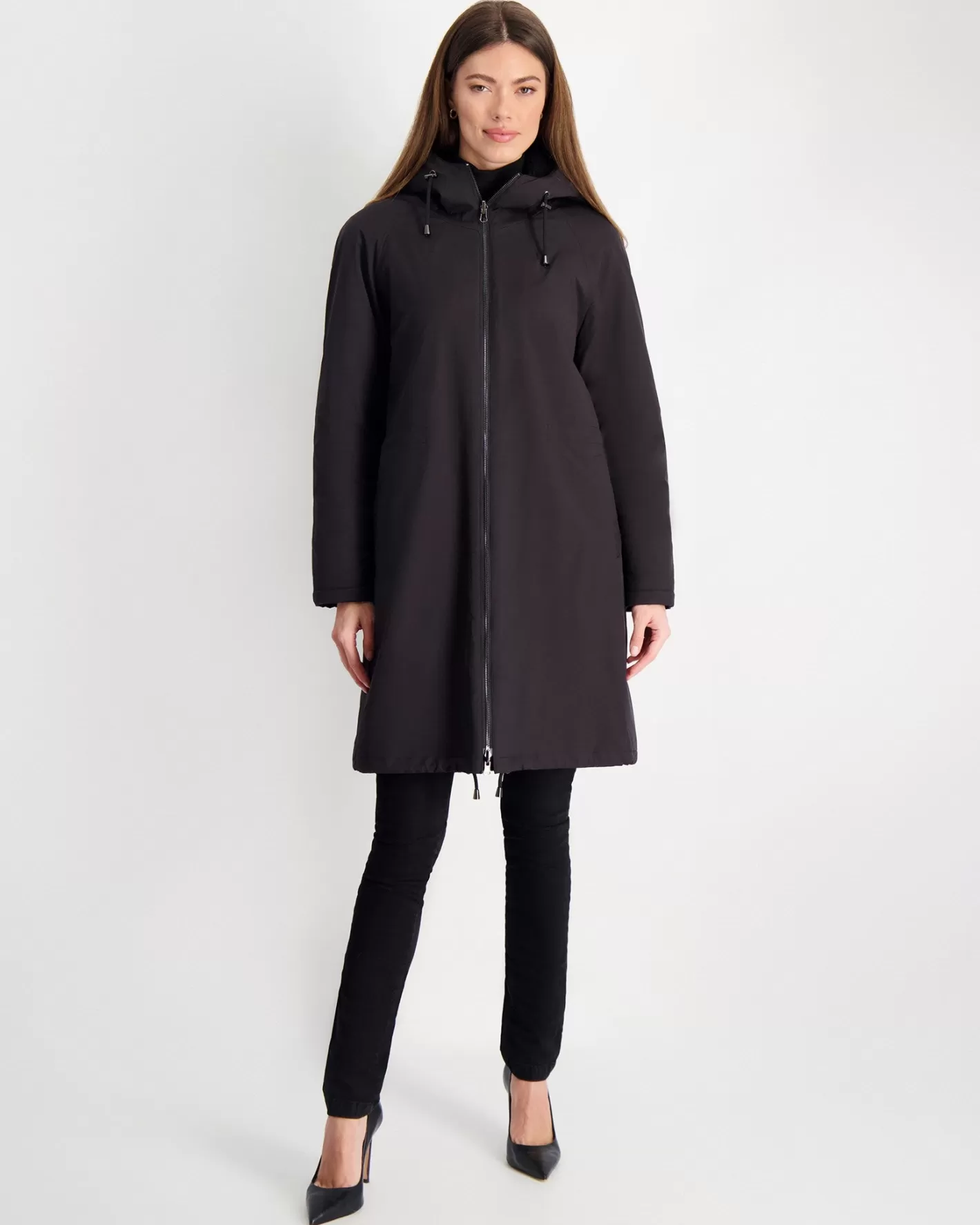 Parka réversible en agneau shearling et nylon - Édition exclusive Montréal par GORSKI pour femme