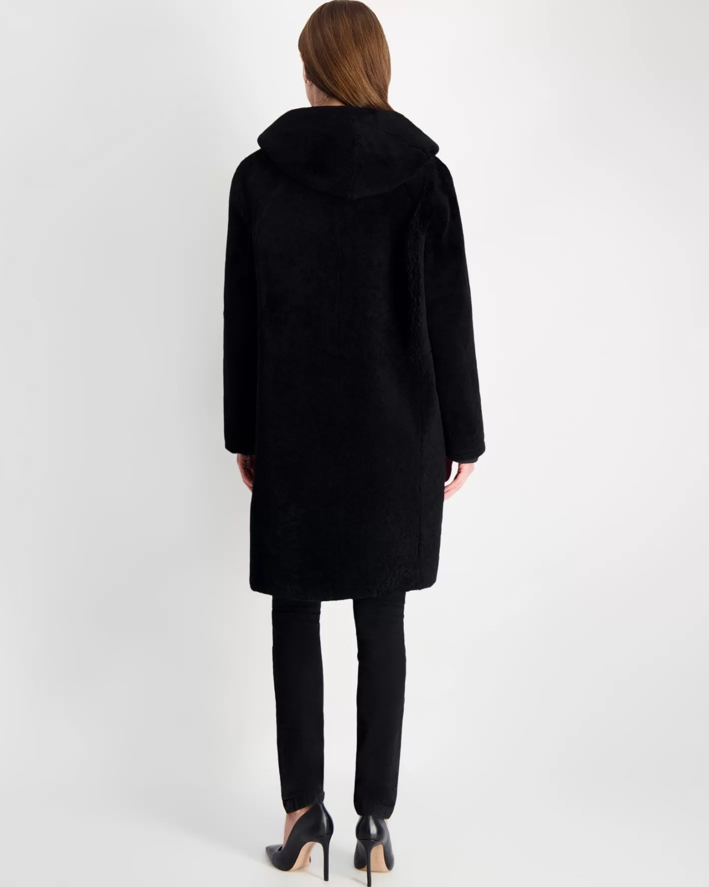 Parka réversible en agneau shearling et nylon - Édition exclusive Montréal par GORSKI pour femme