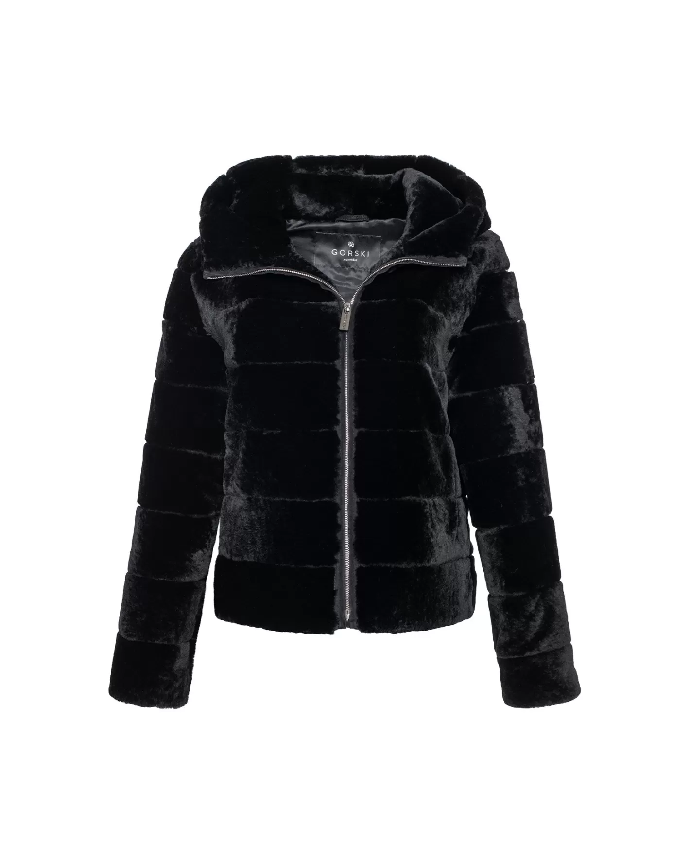 Doudoune capuche zippée GORSKI - Agneau shearling douillet - Édition exclusive Montréal