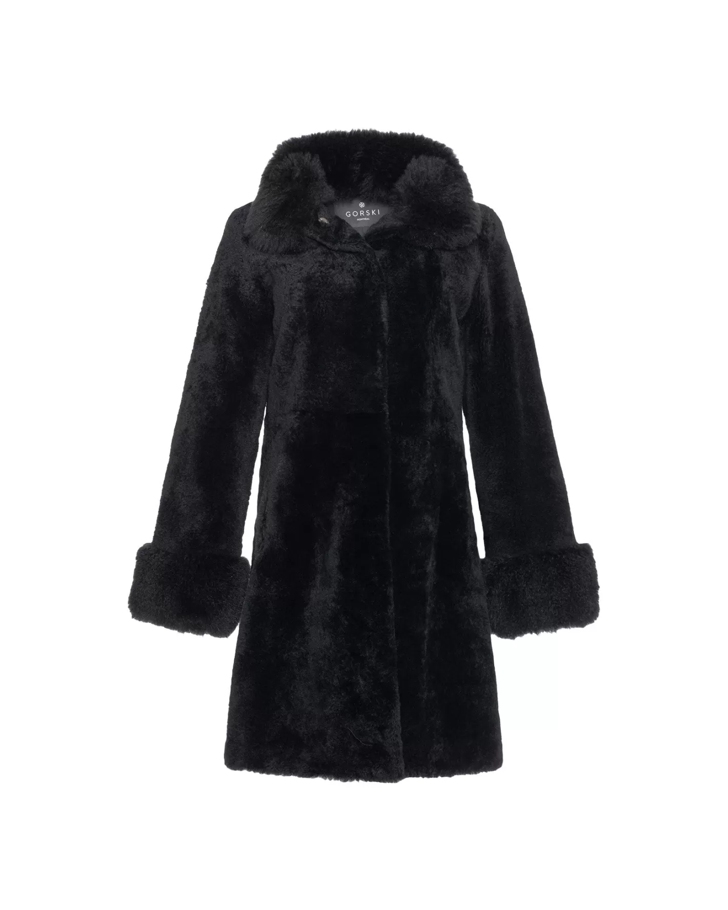 Veste GORSKI Montréal Pour Femme - Taille Cisaillée en Cachemire de Chèvre Sélectionné avec Col et Poignets Matelassés