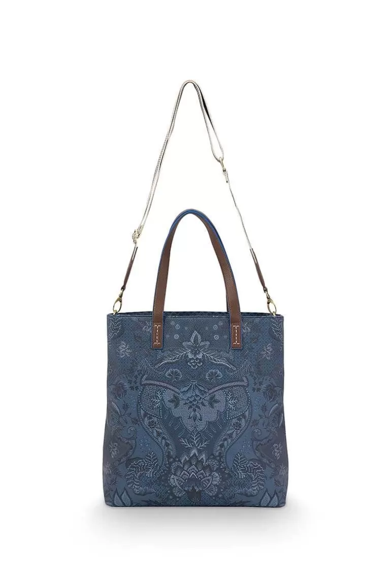 Sac Shopping Carré Édition Spéciale Kyoto Festival Bleu - Design Élégant par Pip Studio