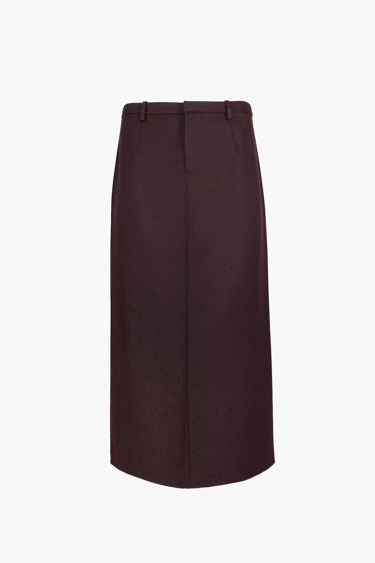 Sandy Liang - Jupe-chaussettes élégante pour femme en ton brun chaud - Détails contrastants et coupe ajustée
