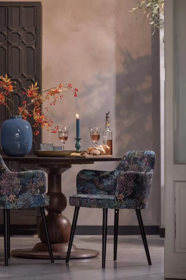 Chaise de Jardin Pip Studio - Collection Élégante en Tissu Bleu Nuit