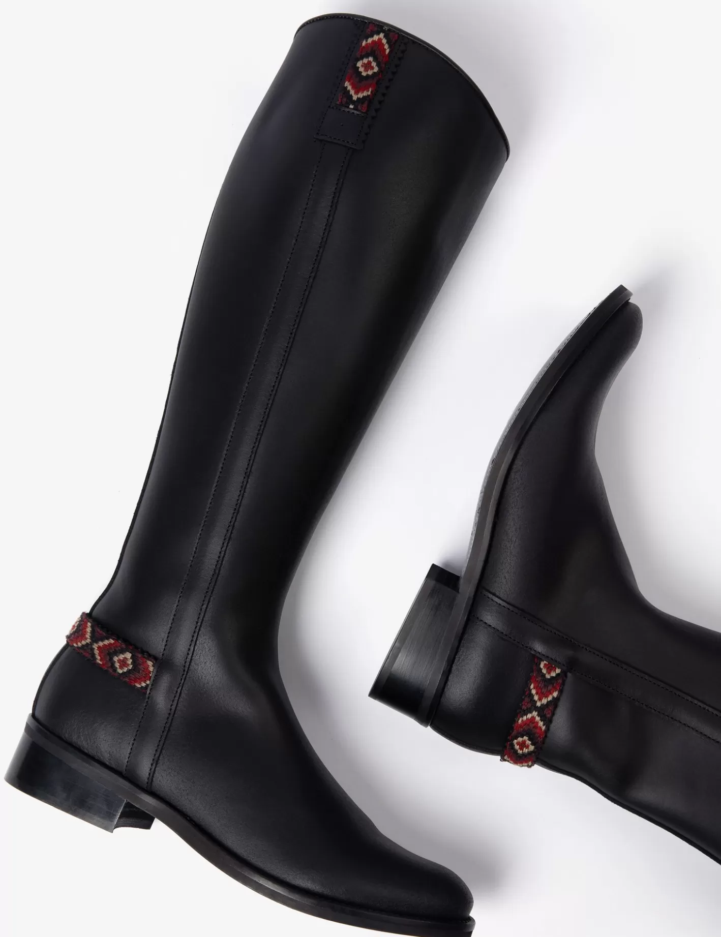 Bottes Cavalières SUJÁN en Cuir Véritable | Bottes Montantes Élégantes pour Équitation | Design Confortable et Style Intemporel
