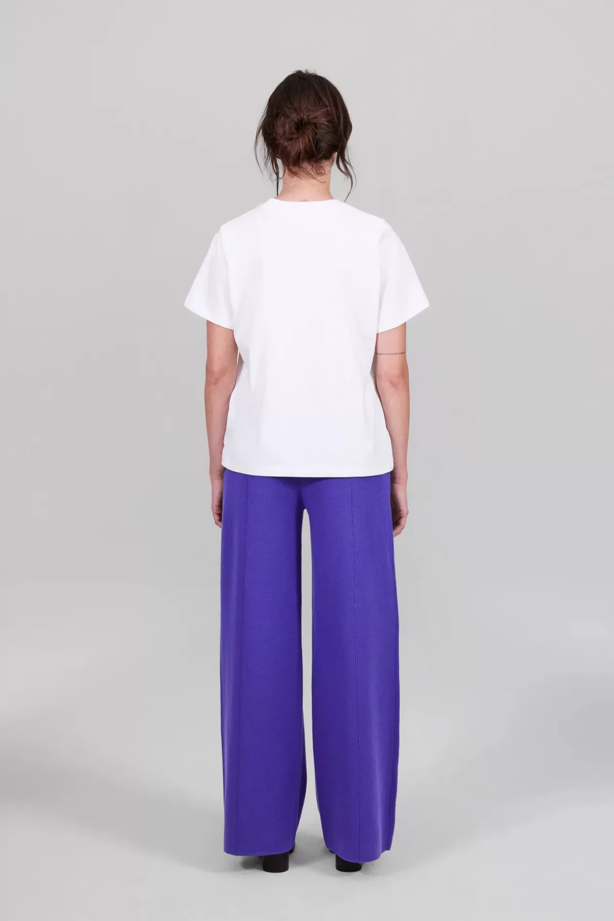 T-shirt femme décontracté en coton bio - Coupe ajustée manches courtes par Léopoldine & Gertrude (Rouge vif, idéal pour l'été)