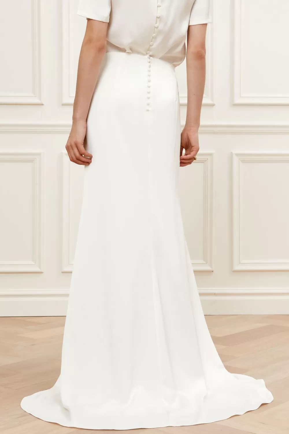 Robe Longue Malina Theodora - Nuance Ivoire & Élégance Bohème pour l'Été