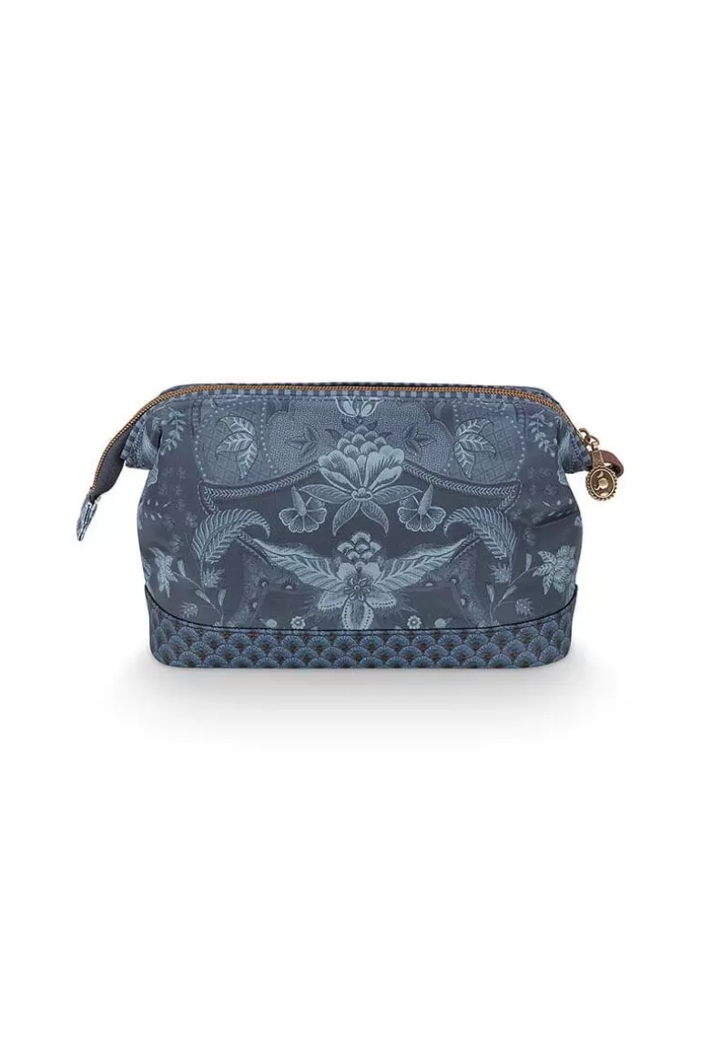 Pip Studio Pochette de Toilette Taille Moyenne Kyoto - Design Élégant Bleu Nuit pour Événements Festifs