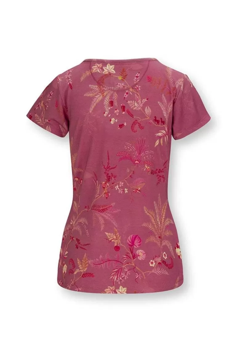 Élégant débardeur manches courtes Isola rose - Collection printanière Pip Studio en promotion