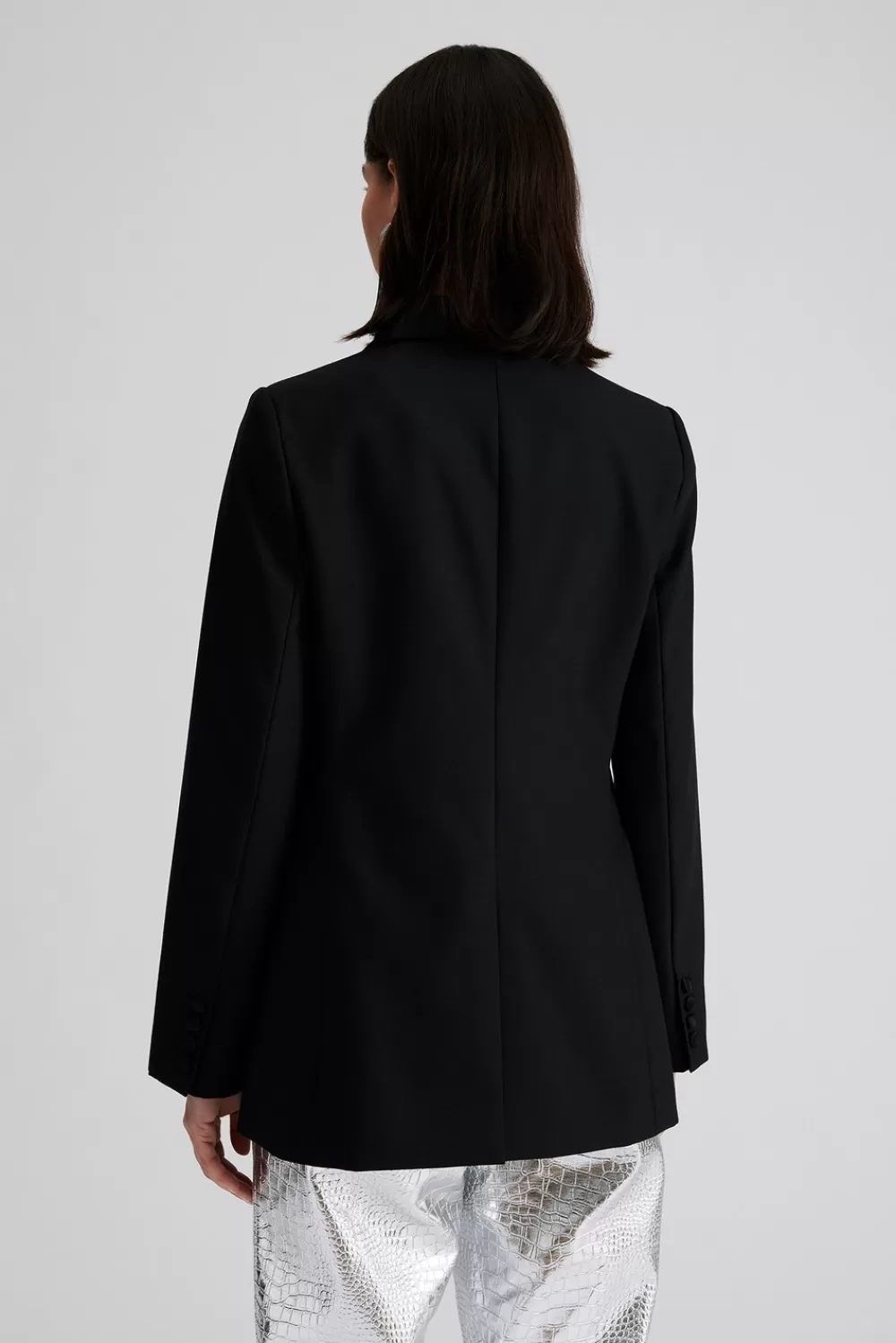 Malina - Blazer Smoking Élégant Noir Ébène - Nouvelle Collection Automne 2024