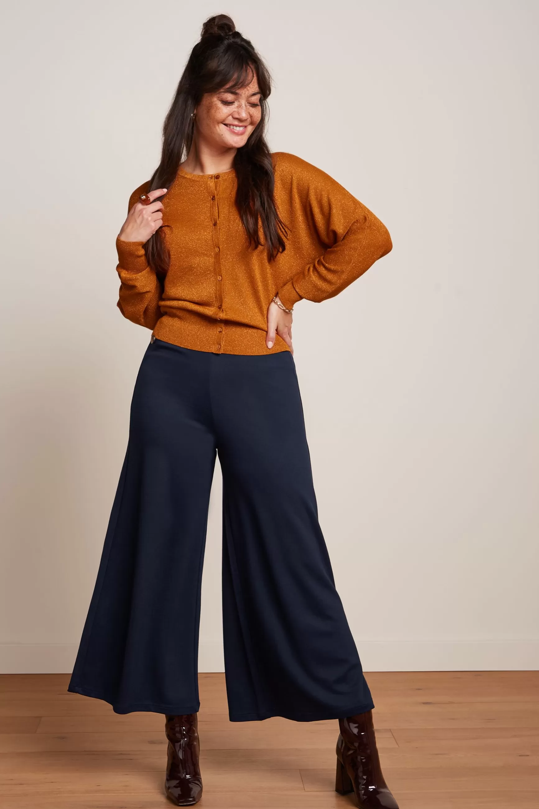 Élégance Royale - Cardigan Valentina Spiro King Louie pour Femmes | Sweat à Capuche Confortable en Coton Bio