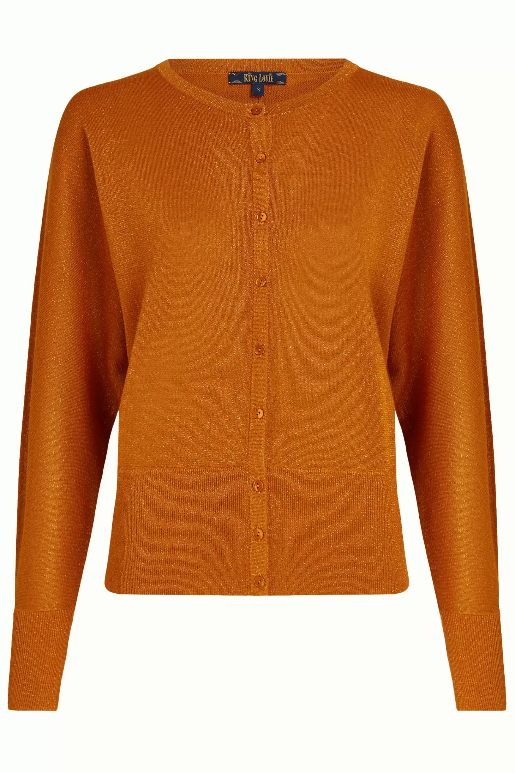Élégance Royale - Cardigan Valentina Spiro King Louie pour Femmes | Sweat à Capuche Confortable en Coton Bio