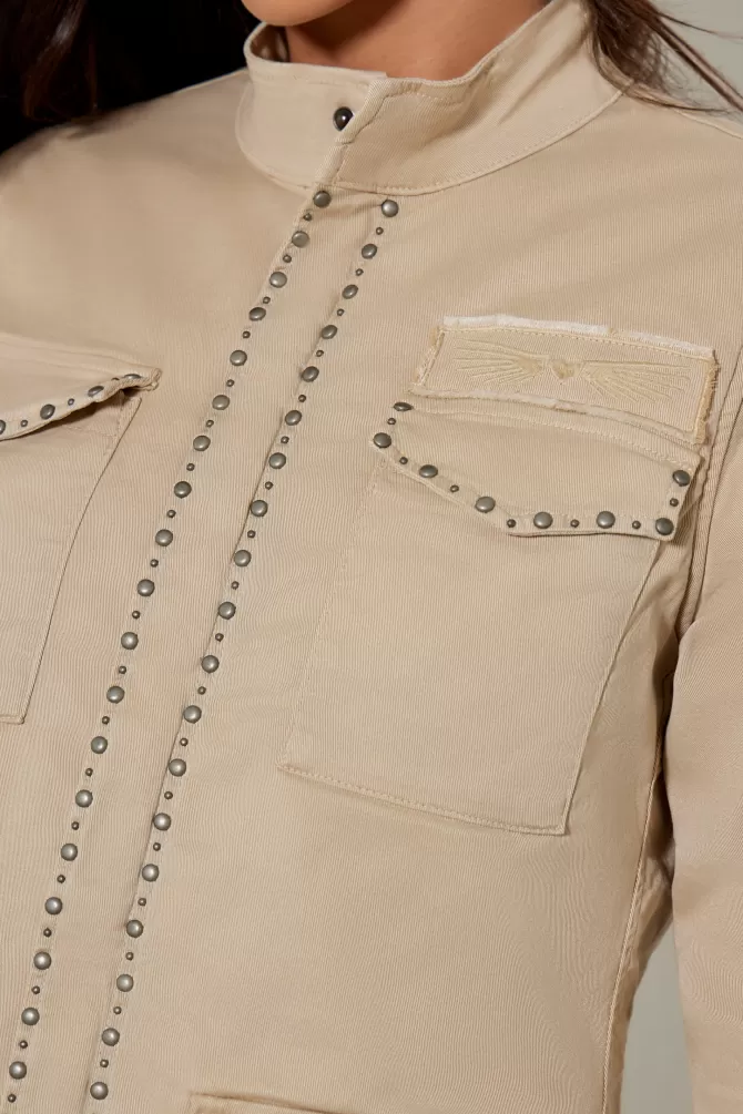 Veste en jean décontractée Brenda - Modèle 764 - Cinq poches fonctionnelles - Style intemporel pour look quotidien