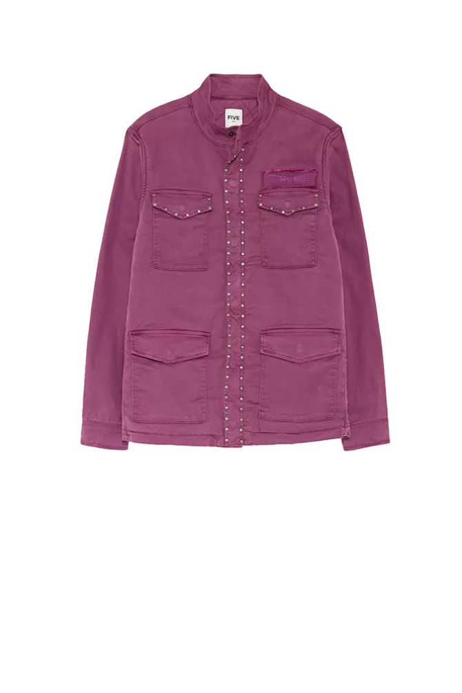 Veste en jean décontractée Brenda - Modèle 764 - Cinq poches fonctionnelles - Style intemporel pour look quotidien