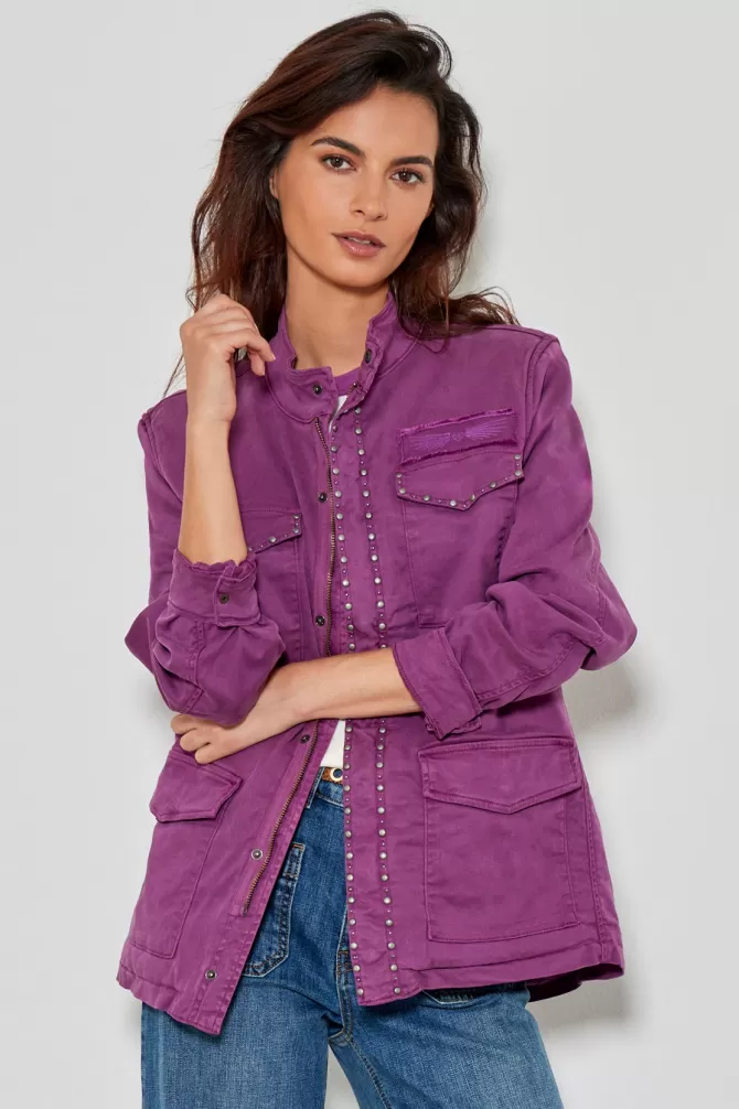 Veste en jean décontractée Brenda - Modèle 764 - Cinq poches fonctionnelles - Style intemporel pour look quotidien