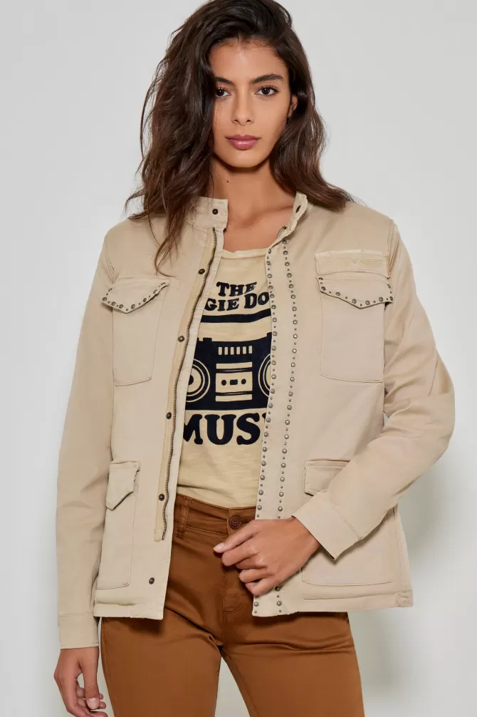 Veste en jean décontractée Brenda - Modèle 764 - Cinq poches fonctionnelles - Style intemporel pour look quotidien