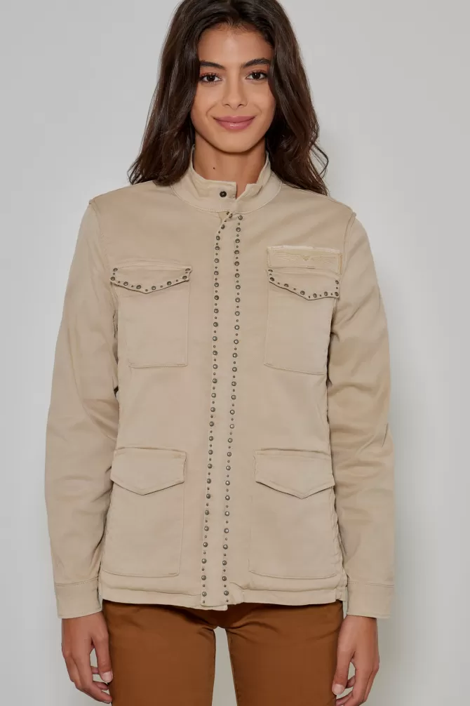Veste en jean décontractée Brenda - Modèle 764 - Cinq poches fonctionnelles - Style intemporel pour look quotidien