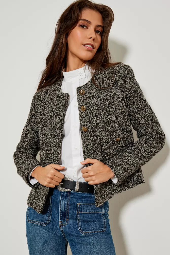 Veste Denim VILIAM Modèle 546 - Style Nuit aux Finitions Contrastées