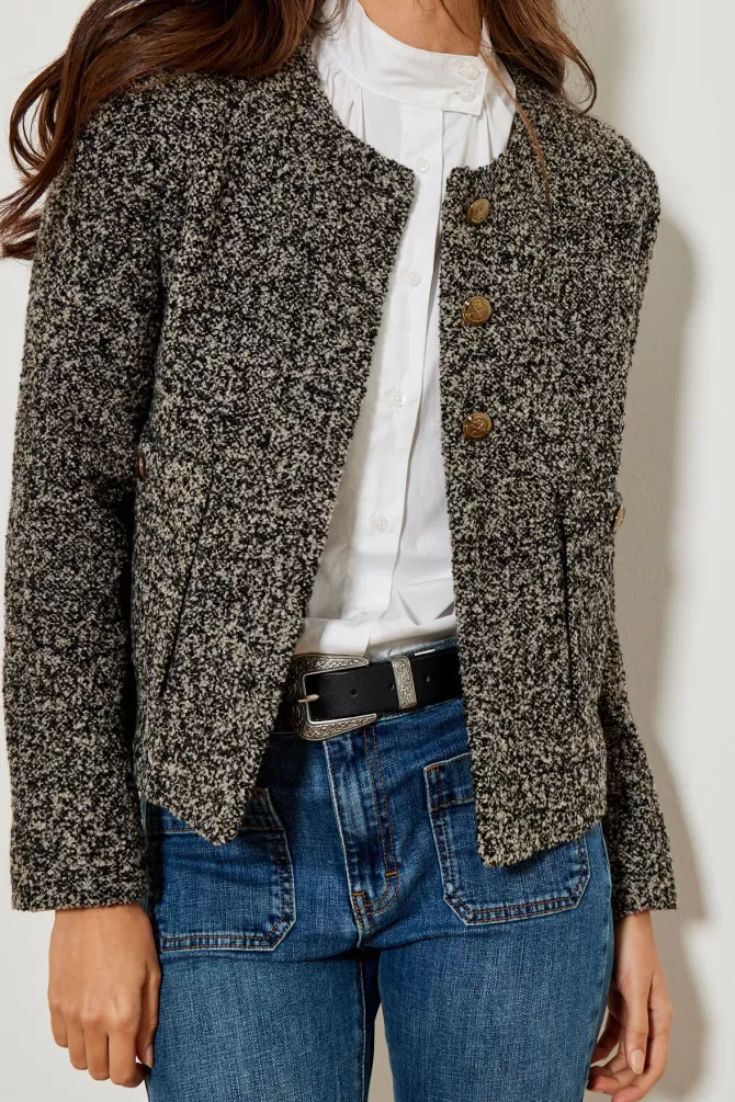 Veste Denim VILIAM Modèle 546 - Style Nuit aux Finitions Contrastées