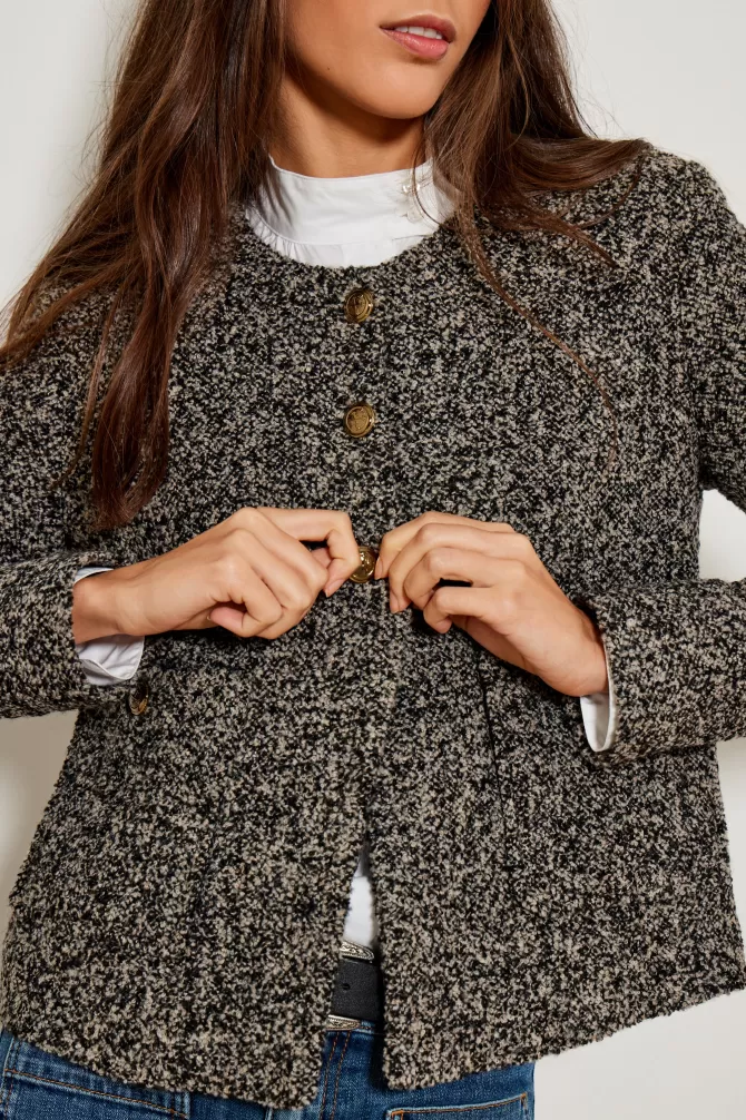 Veste Denim VILIAM Modèle 546 - Style Nuit aux Finitions Contrastées