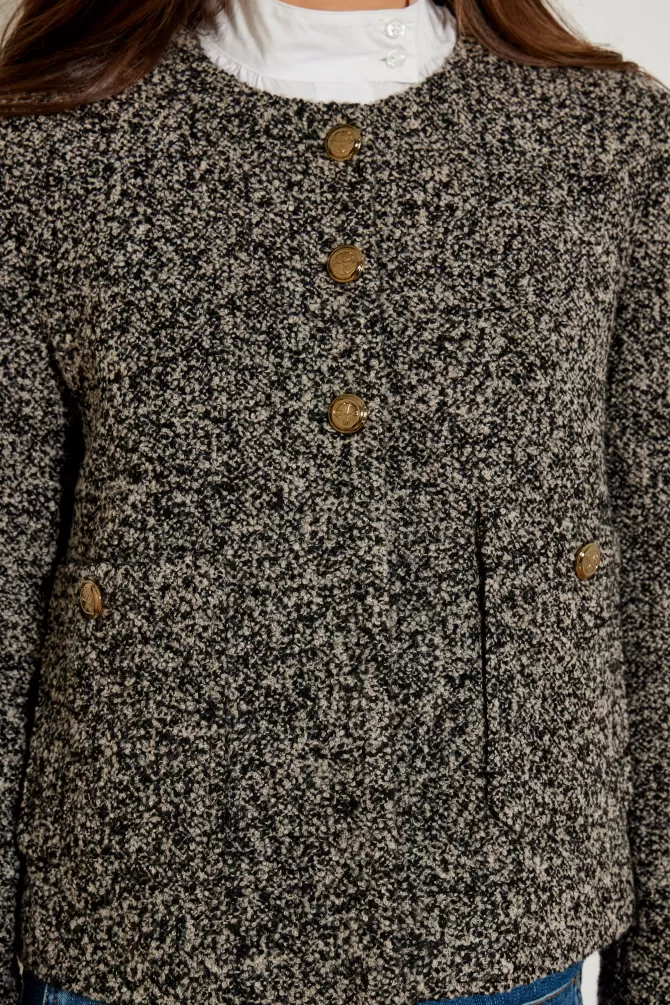 Veste Denim VILIAM Modèle 546 - Style Nuit aux Finitions Contrastées