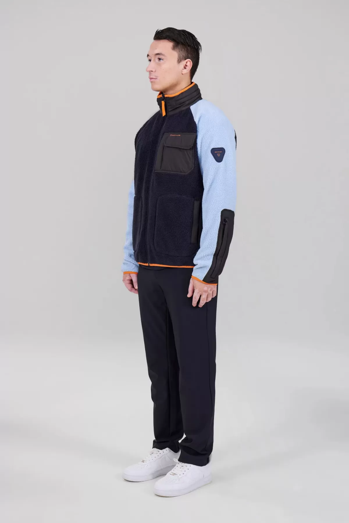Doudoune sherpa à deux tons contrastés - Collection Ramzi-Gertrude | Style confort hiver & promo exclusive